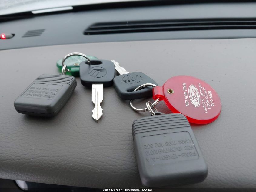 2001 Mercury Grand Marquis Ls VIN: 2MEFM75W41X662752 Lot: 43757347