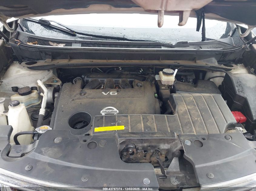 2009 Nissan Murano Sl VIN: JN8AZ18U29W103832 Lot: 43757374