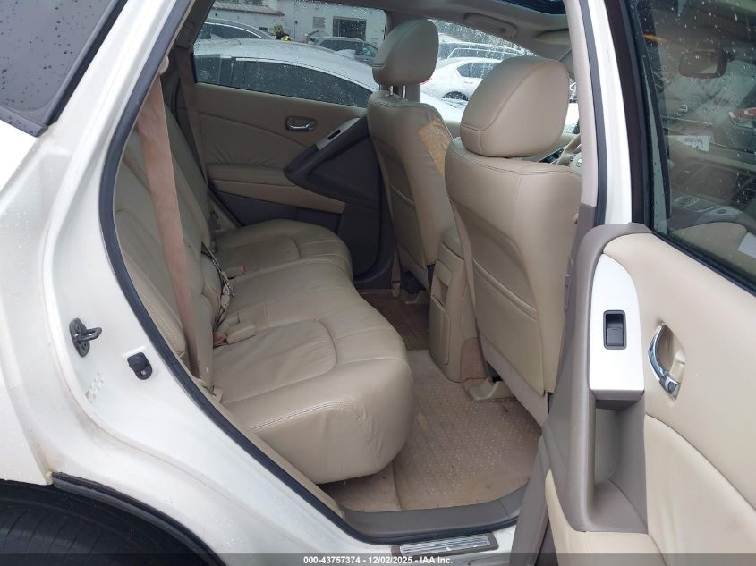 2009 Nissan Murano Sl VIN: JN8AZ18U29W103832 Lot: 43757374