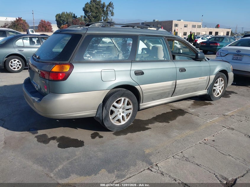 4S3BH665626614767 2002 SUBARU OUTBACK photo no. 4