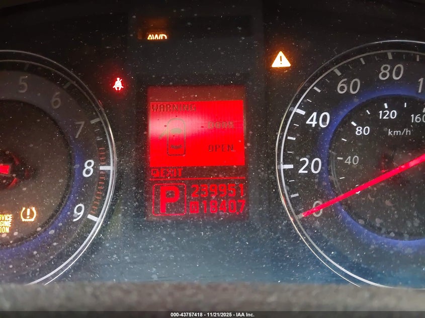 2008 Infiniti G35X VIN: JNKBV61F78M258552 Lot: 43757418