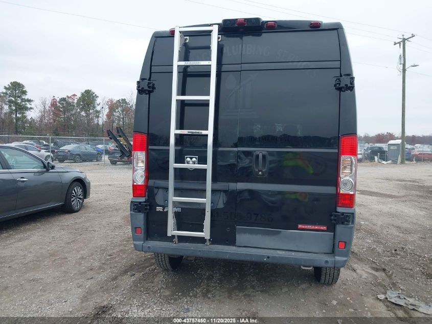 2016 Ram Promaster 2500 High Roof VIN: 3C6TRVDG8GE129636 Lot: 43757450