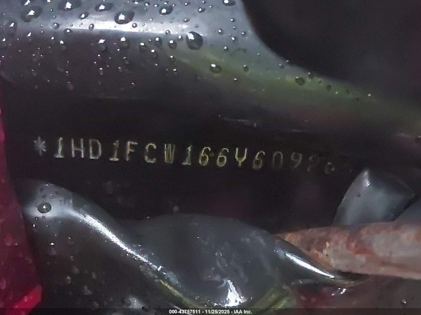 2006 Harley-Davidson Flhtcui VIN: 1HD1FCW166Y609266 Lot: 43757511