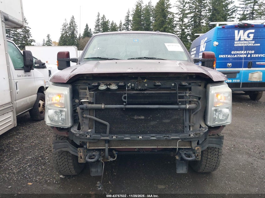 2011 Ford F-350 Lariat VIN: 1FT8W3BT6BEB75093 Lot: 43757532