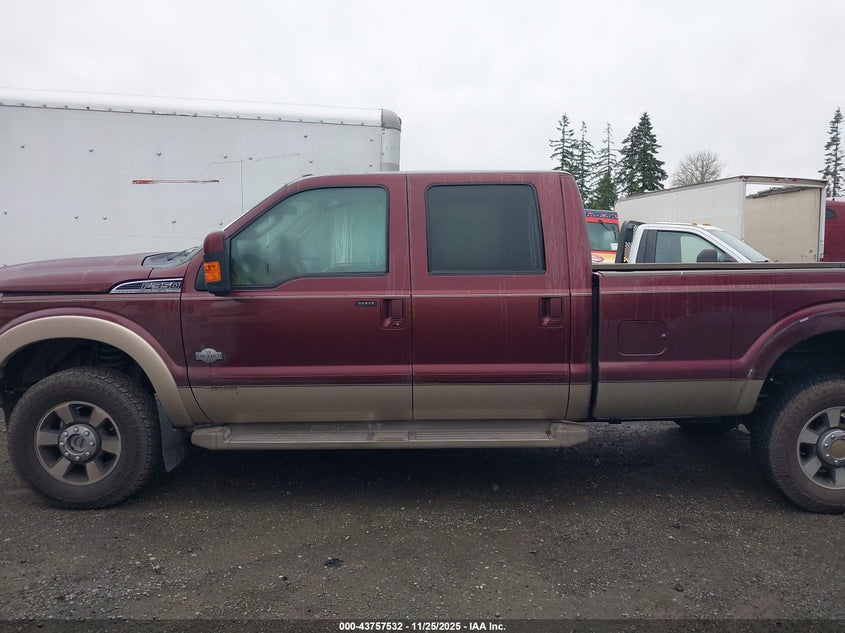 2011 Ford F-350 Lariat VIN: 1FT8W3BT6BEB75093 Lot: 43757532