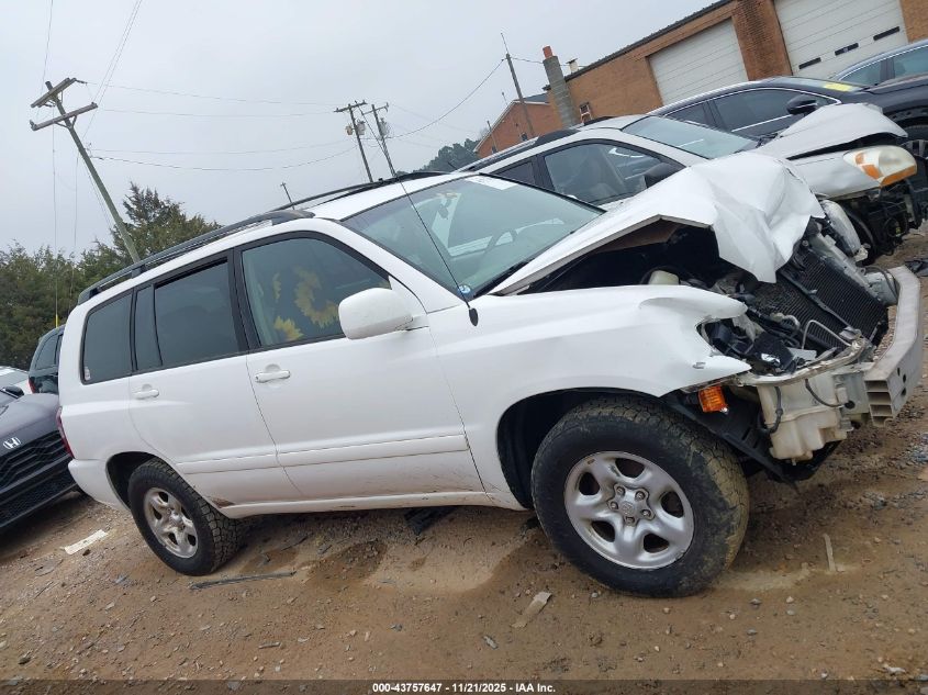 2007 Toyota Highlander V6 VIN: JTEEP21A870228550 Lot: 43757647