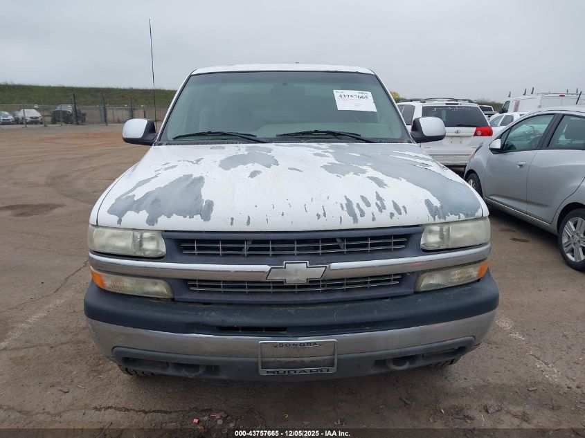 2002 Chevrolet Silverado 1500 Ls VIN: 2GCEK19T921237306 Lot: 43757665