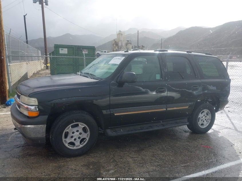 2005 Chevrolet Tahoe Ls VIN: 1GNEK13T95J142190 Lot: 43757666