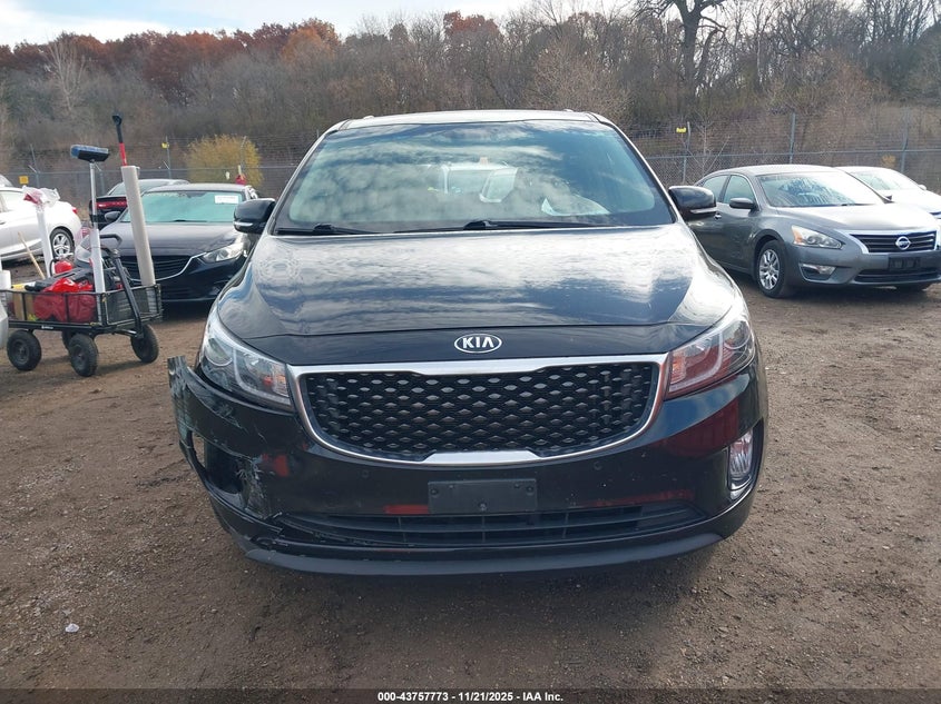 2017 Kia Sedona Sx VIN: KNDMC5C12H6324375 Lot: 43757773