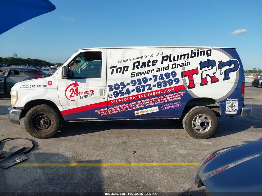 2008 Ford E-250 Commercial/Recreational VIN: 1FTNE24W88DB54784 Lot: 43757788