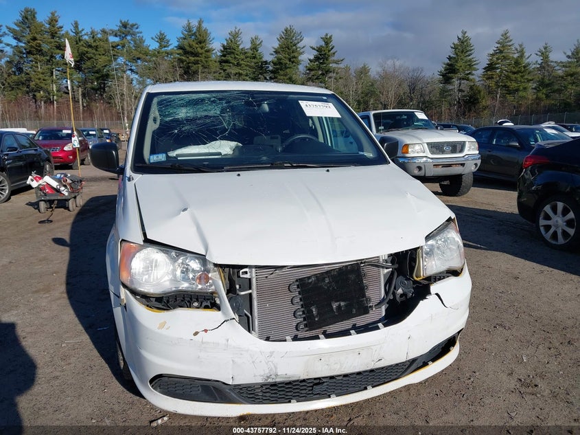 2019 Dodge Grand Caravan Se VIN: 2C4RDGBG4KR754378 Lot: 43757792
