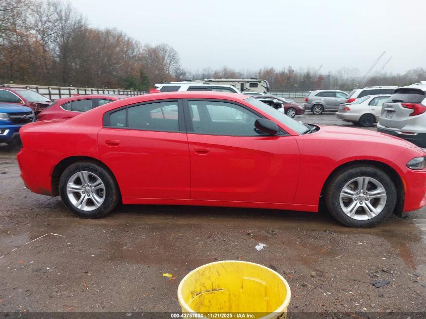 2023 Dodge Charger Sxt VIN: 2C3CDXBG2PH564411 Lot: 43757804