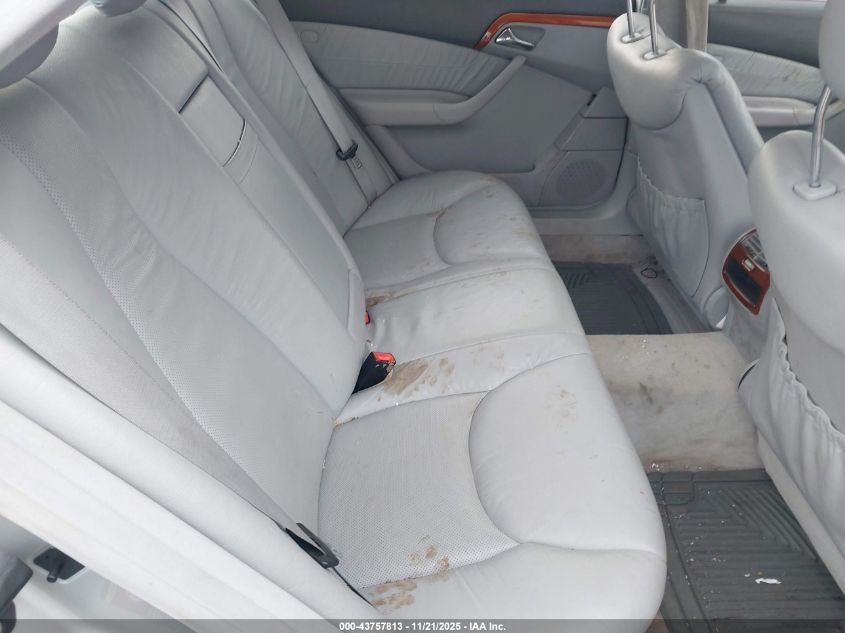 2000 Mercedes-Benz S 430 VIN: WDBNG70JXYA121433 Lot: 43757813