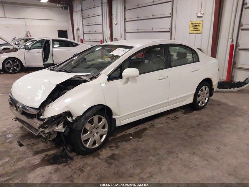 2009 Honda Civic Lx VIN: 19XFA16519E034825 Lot: 43757851