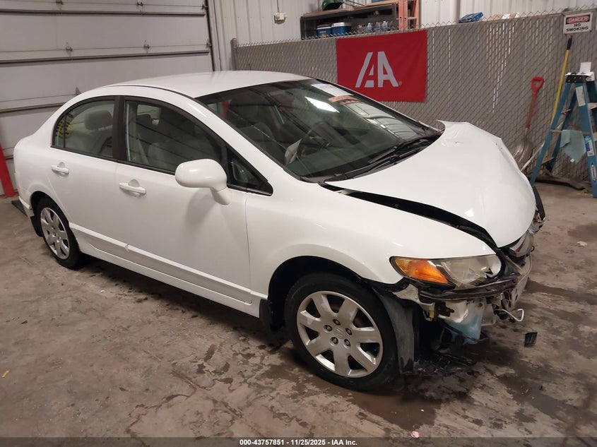 2009 Honda Civic Lx VIN: 19XFA16519E034825 Lot: 43757851