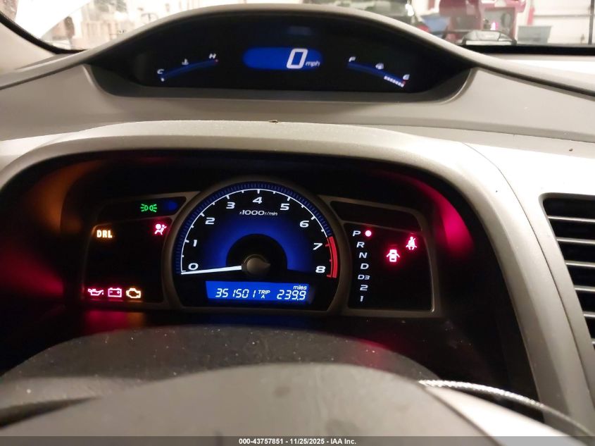 2009 Honda Civic Lx VIN: 19XFA16519E034825 Lot: 43757851