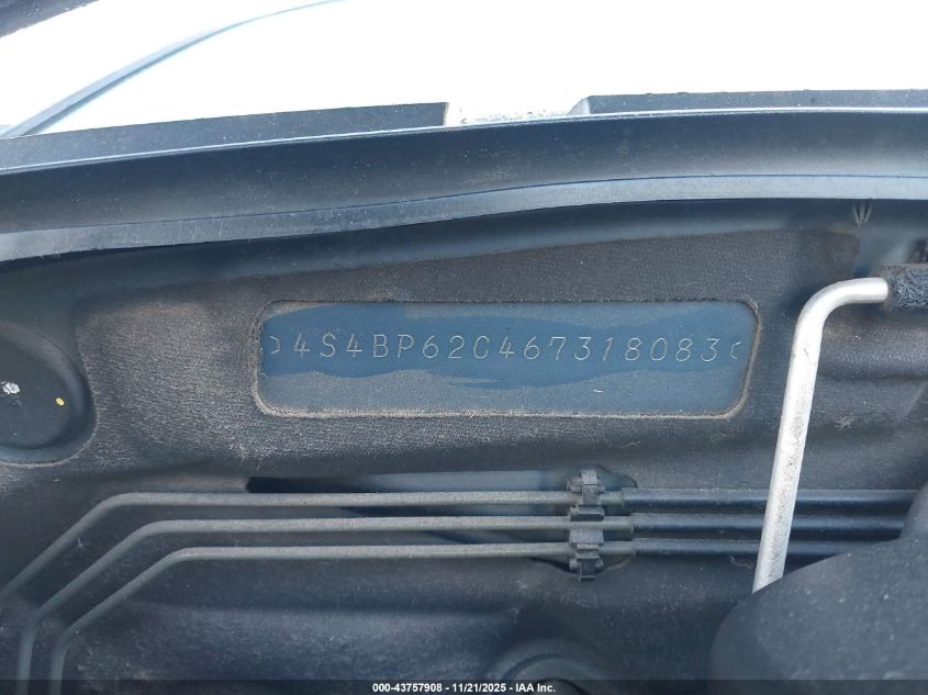 2006 Subaru Outback 2.5I Limited VIN: 4S4BP62C467318083 Lot: 43757908