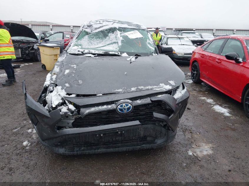 2021 Toyota Rav4 Hybrid Le VIN: 4T3LWRFV9MU033356 Lot: 43757927