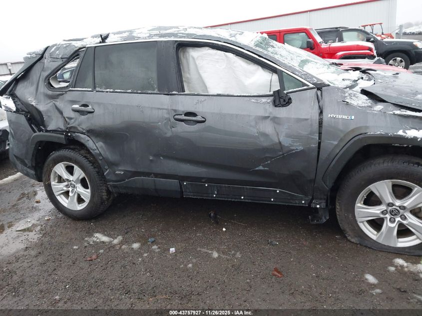 2021 Toyota Rav4 Hybrid Le VIN: 4T3LWRFV9MU033356 Lot: 43757927