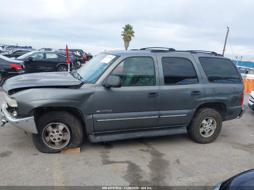 2002 Chevrolet Tahoe Ls VIN: 1GNEC13T02R220544 Lot: 43757934