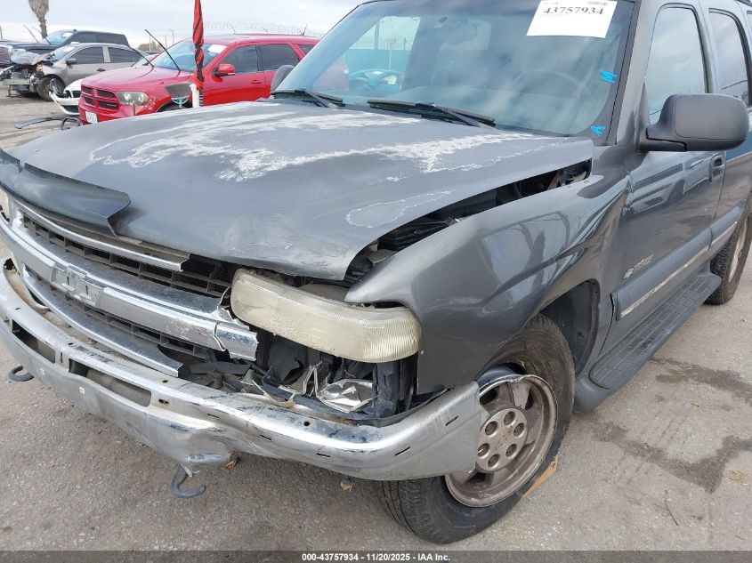 2002 Chevrolet Tahoe Ls VIN: 1GNEC13T02R220544 Lot: 43757934