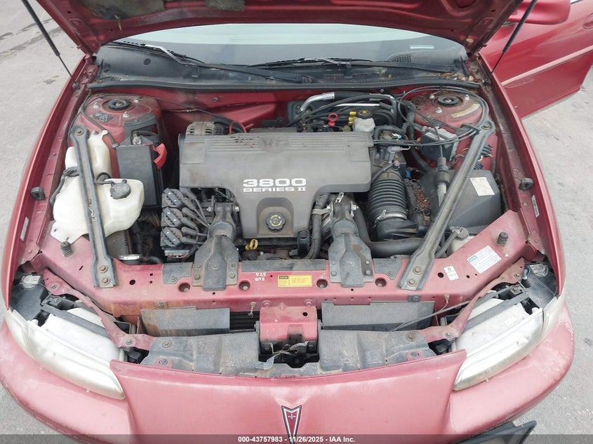 1997 Pontiac Grand Prix Se Cmi VIN: 1G2WJ52K3VF326113 Lot: 43757983