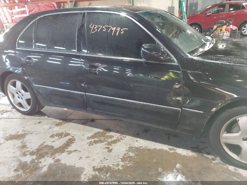 2005 Lexus Ls 430 VIN: JTHBN36F155017695 Lot: 43757995