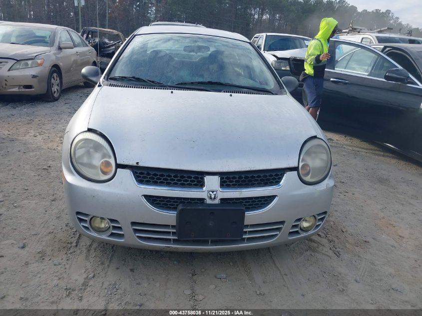 2004 Dodge Neon Sxt VIN: 1B3ES56C34D611266 Lot: 43758036