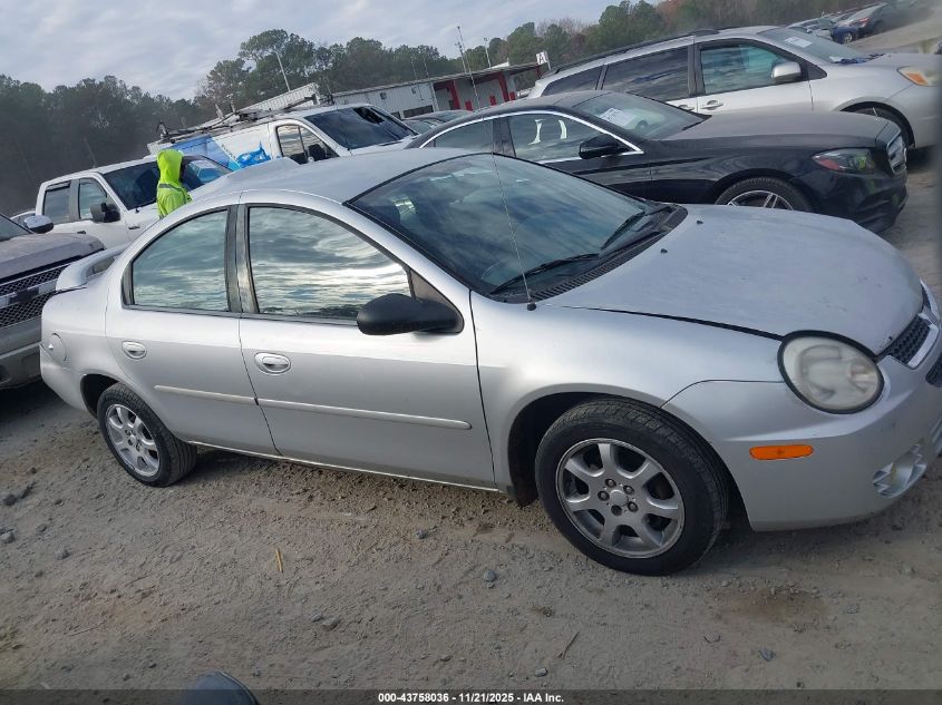 2004 Dodge Neon Sxt VIN: 1B3ES56C34D611266 Lot: 43758036