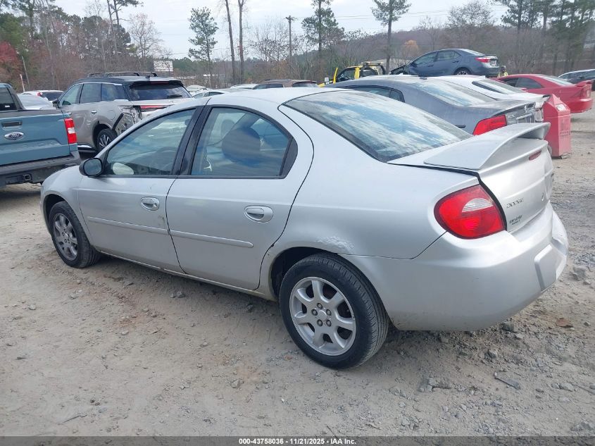 2004 Dodge Neon Sxt VIN: 1B3ES56C34D611266 Lot: 43758036
