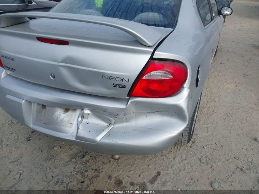 2004 Dodge Neon Sxt VIN: 1B3ES56C34D611266 Lot: 43758036