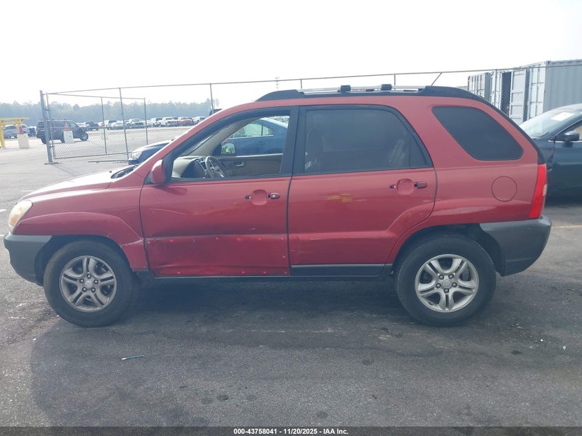 2008 Kia Sportage Ex V6 VIN: KNDJF723287474389 Lot: 43758041