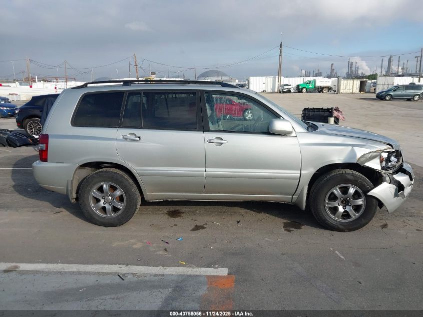 2004 Toyota Highlander V6 VIN: JTEEP21A040052119 Lot: 43758056