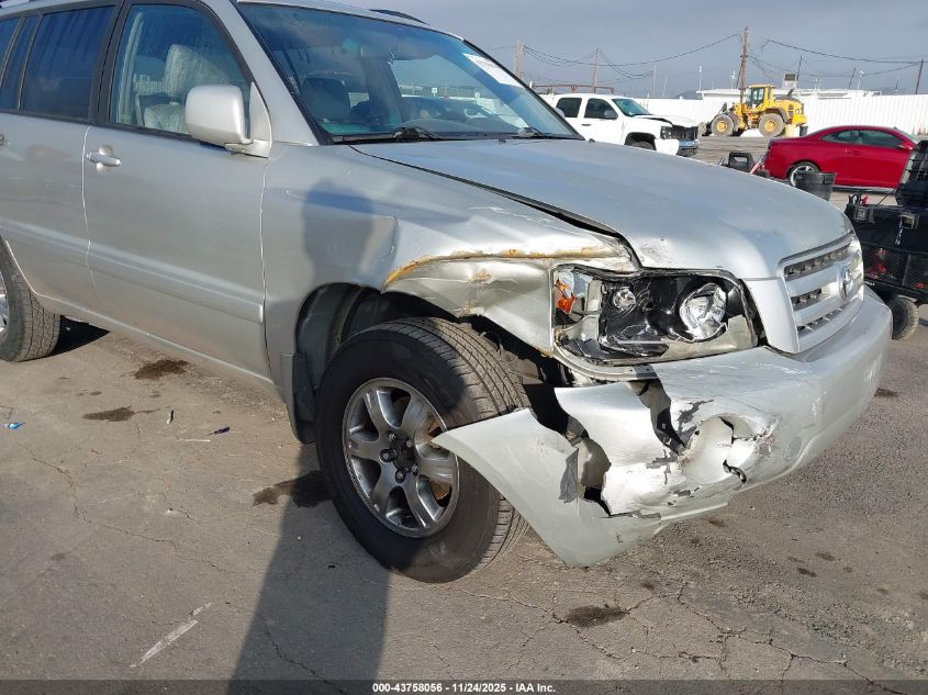 2004 Toyota Highlander V6 VIN: JTEEP21A040052119 Lot: 43758056