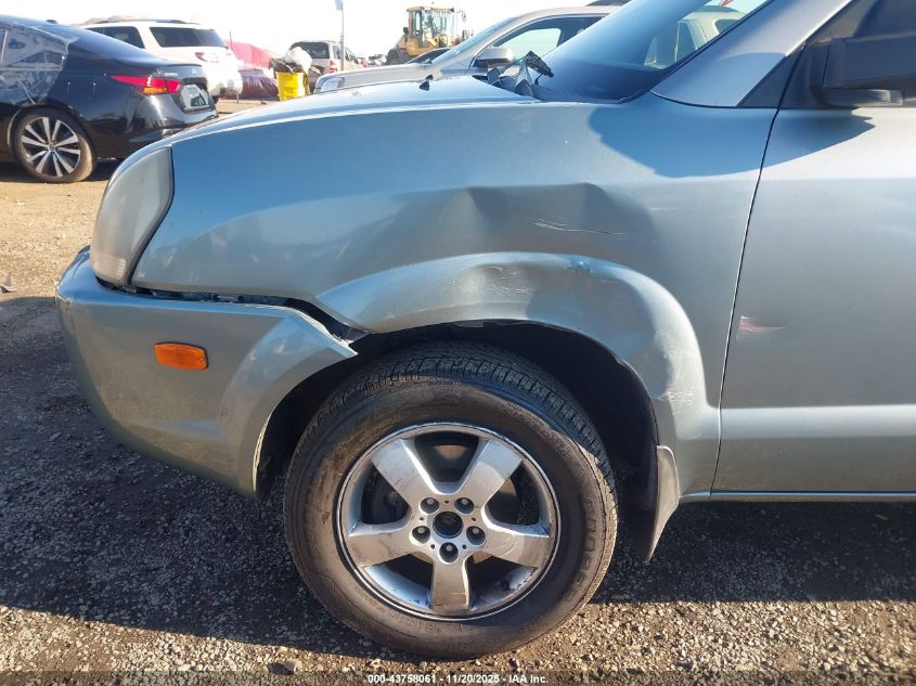 2005 Hyundai Tucson Gl VIN: KM8JM12BX5U221842 Lot: 43758061