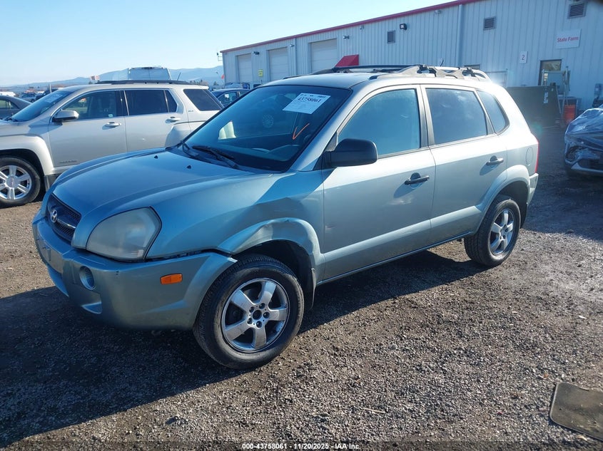 KM8JM12BX5U221842 2005 HYUNDAI TUCSON photo no. 2