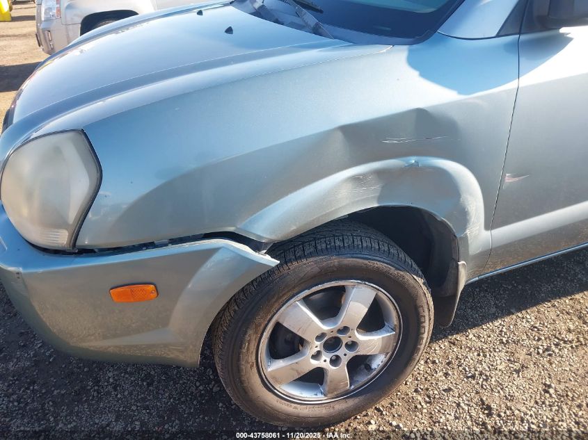 2005 Hyundai Tucson Gl VIN: KM8JM12BX5U221842 Lot: 43758061