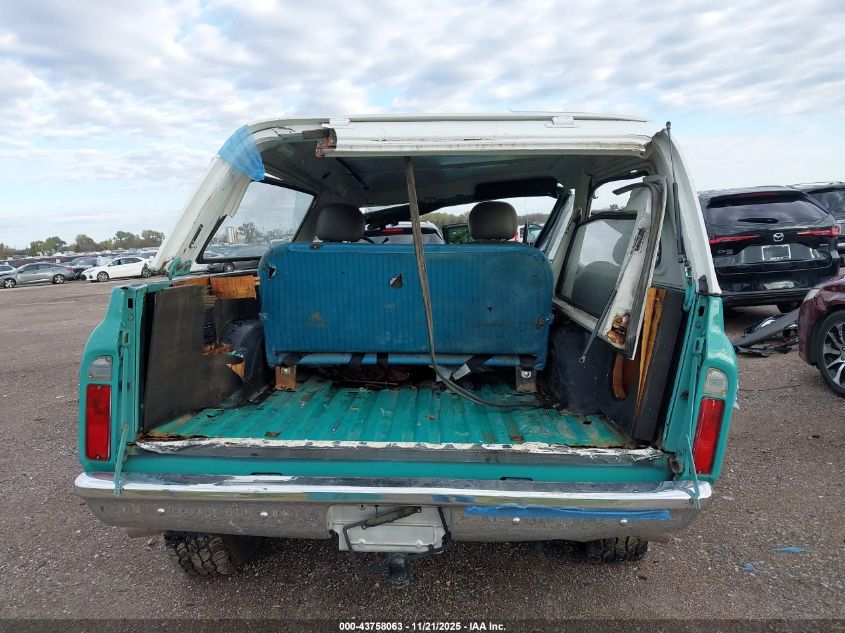 1972 GMC Jimmy VIN: 0000TKE182F518707 Lot: 43758063