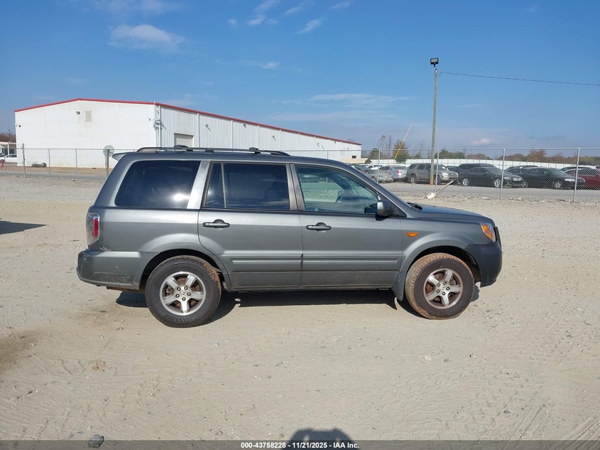 2007 Honda Pilot Ex-L VIN: 5FNYF28777B014925 Lot: 43758228