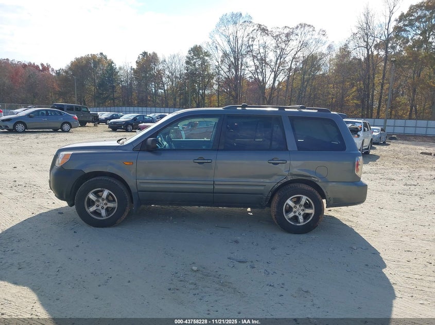 2007 Honda Pilot Ex-L VIN: 5FNYF28777B014925 Lot: 43758228