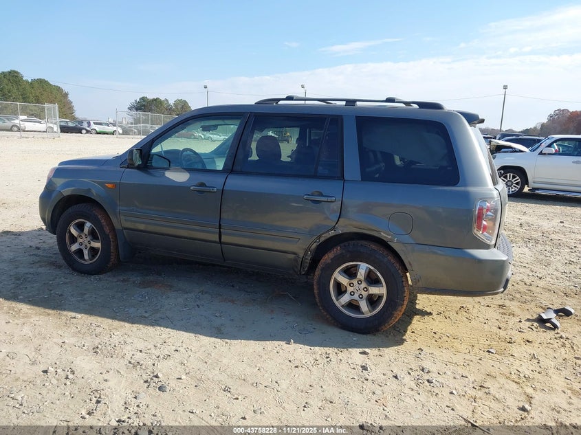 2007 Honda Pilot Ex-L VIN: 5FNYF28777B014925 Lot: 43758228