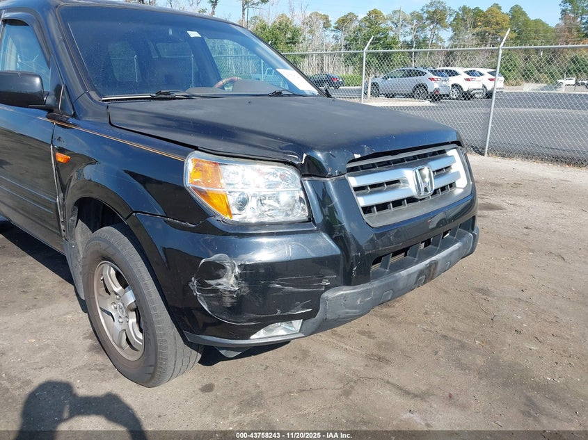 2006 Honda Pilot Ex-L VIN: 5FNYF287X6B050171 Lot: 43758243