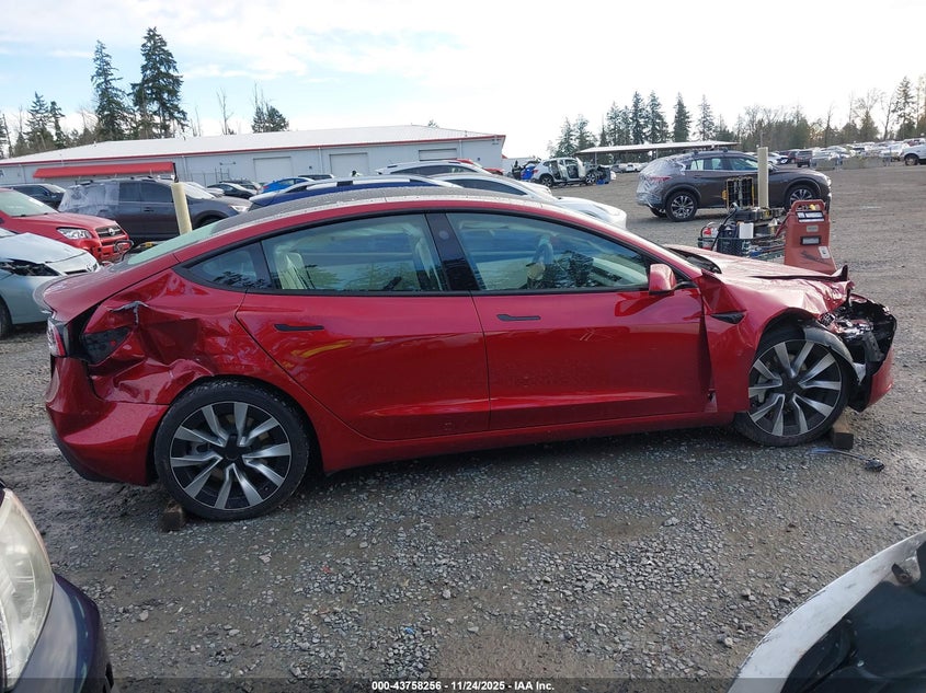 2024 Tesla Model 3 Long Range Dual Motor All-Wheel Drive/Rear-Wheel Drive VIN: 5YJ3E1EA9RF801868 Lot: 43758256