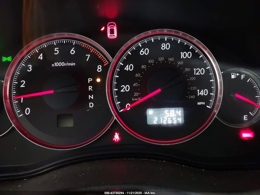 2008 Subaru Outback 2.5I/2.5I L.l. Bean Edition VIN: 4S4BP61C287301089 Lot: 43758294