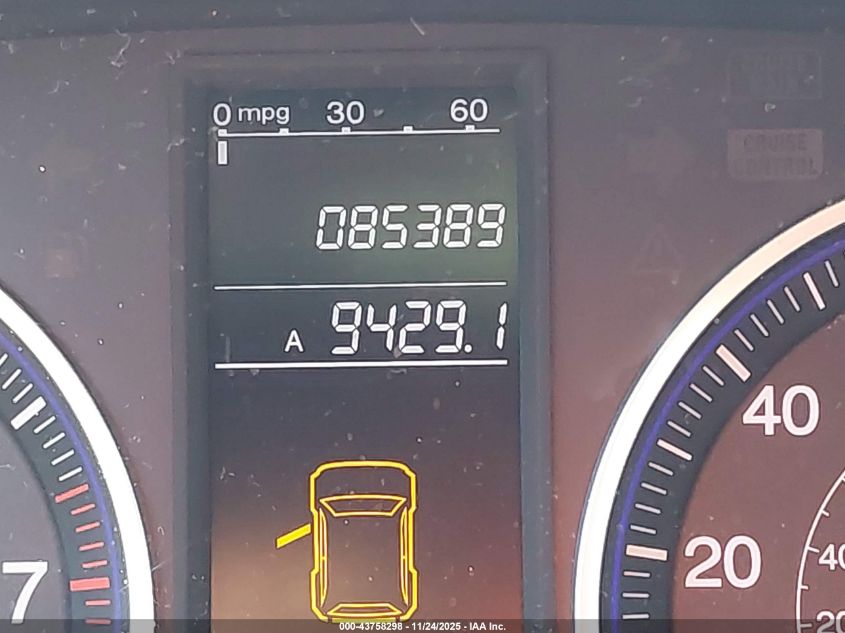 2009 Honda Cr-V Lx VIN: 5J6RE38389L000682 Lot: 43758298