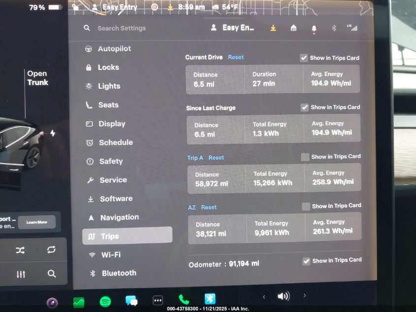 2018 Tesla Model 3 Long Range/Mid Range VIN: 5YJ3E1EA4JF122868 Lot: 43758300