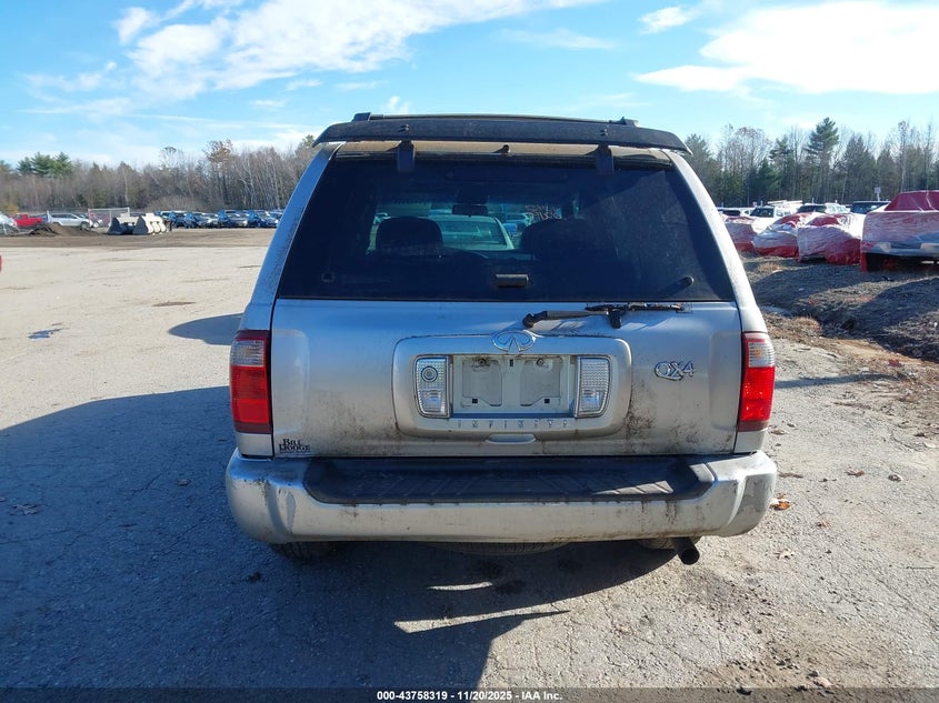 2002 Infiniti Qx4 Luxury VIN: JNRDR09Y42W262409 Lot: 43758319
