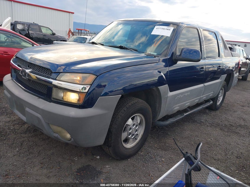 3GNEC13T72G281678 2002 CHEVROLET AVALANCHE photo no. 2