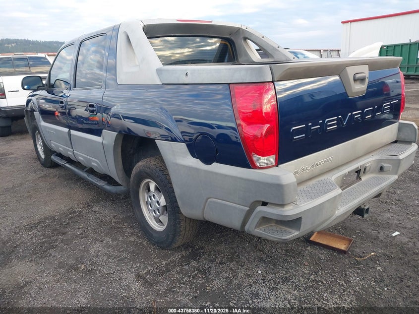 3GNEC13T72G281678 2002 CHEVROLET AVALANCHE photo no. 3