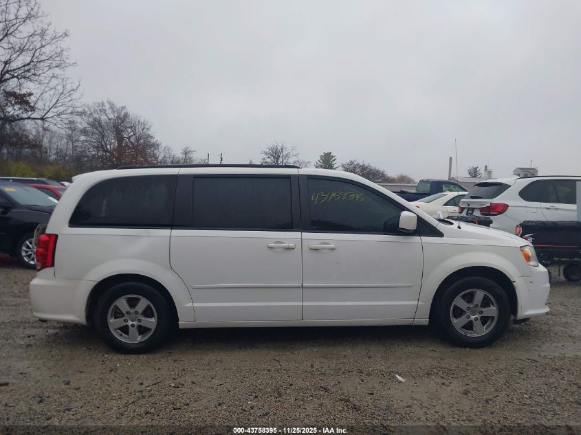 2012 Dodge Grand Caravan Sxt VIN: 2C4RDGCG8CR160344 Lot: 43758395